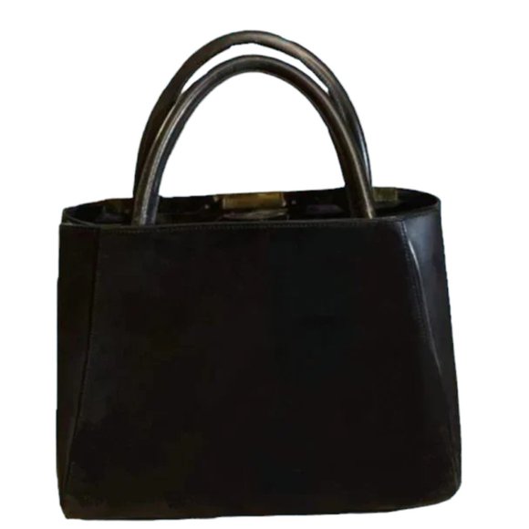 Vintage Alberta Di Canio Italian Patent Leather Handbag - Picture 2 of 8